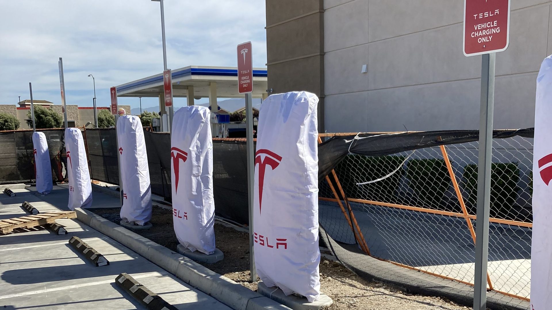 Commercial EV charging stations installed by JMES Infrastructure Group